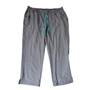 Figs Womens 4XL Graphite Grey Kade Cargo Scrub Pants